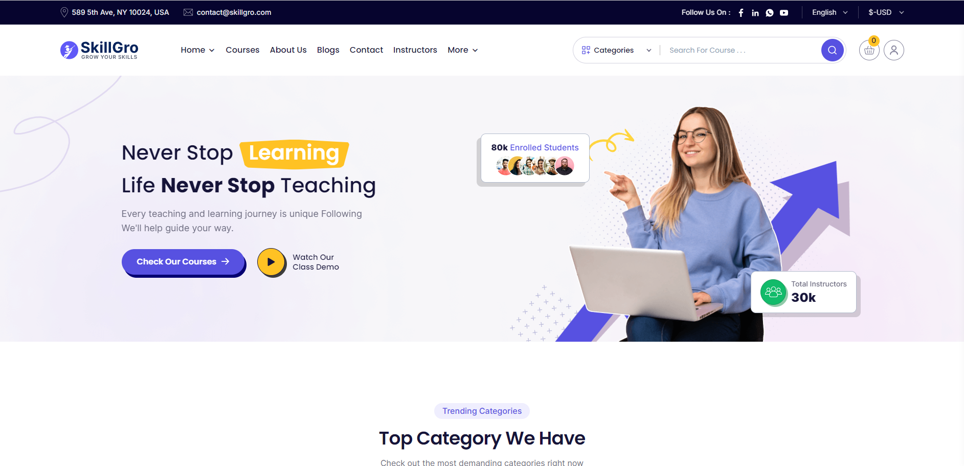 LMS - Plataforma de Cursos Online