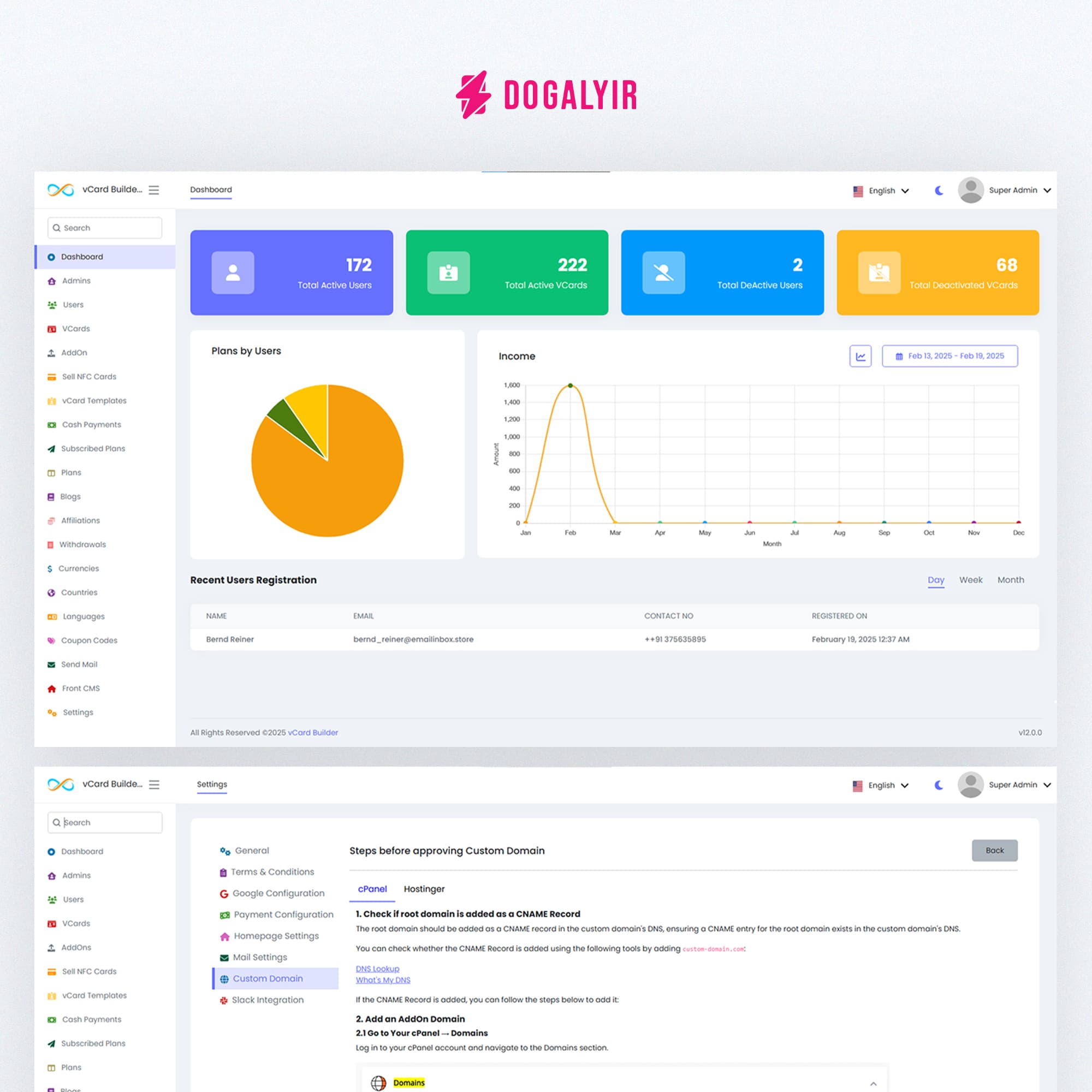 Infy vCard - Creador de Tarjetas Digitales