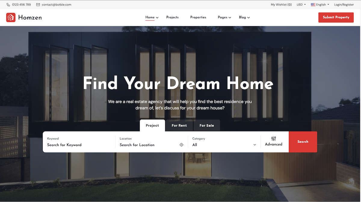 Portal Inmobiliario Multilenguaje para Agencias
