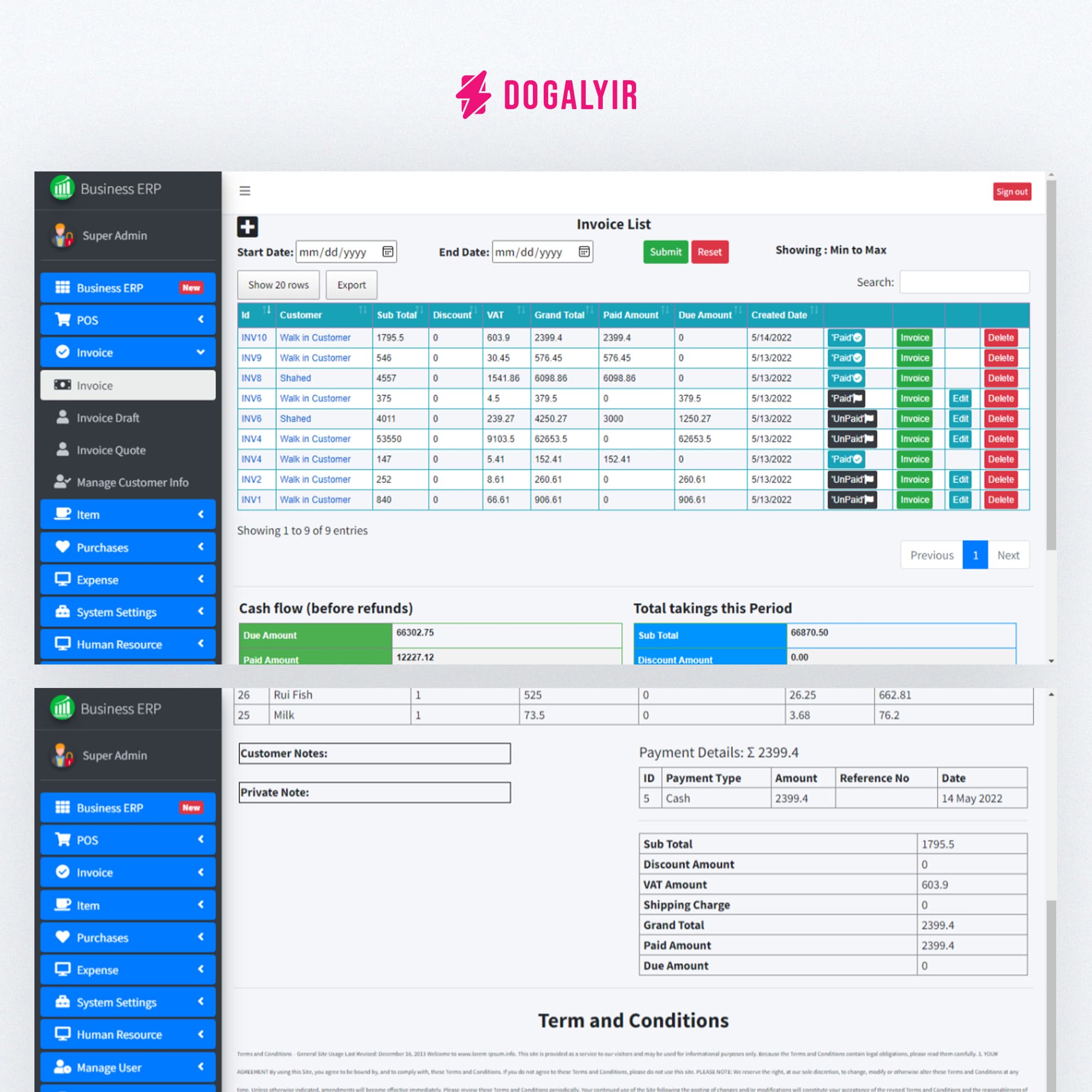 Business ERP - Sistema de Planificación Empresarial