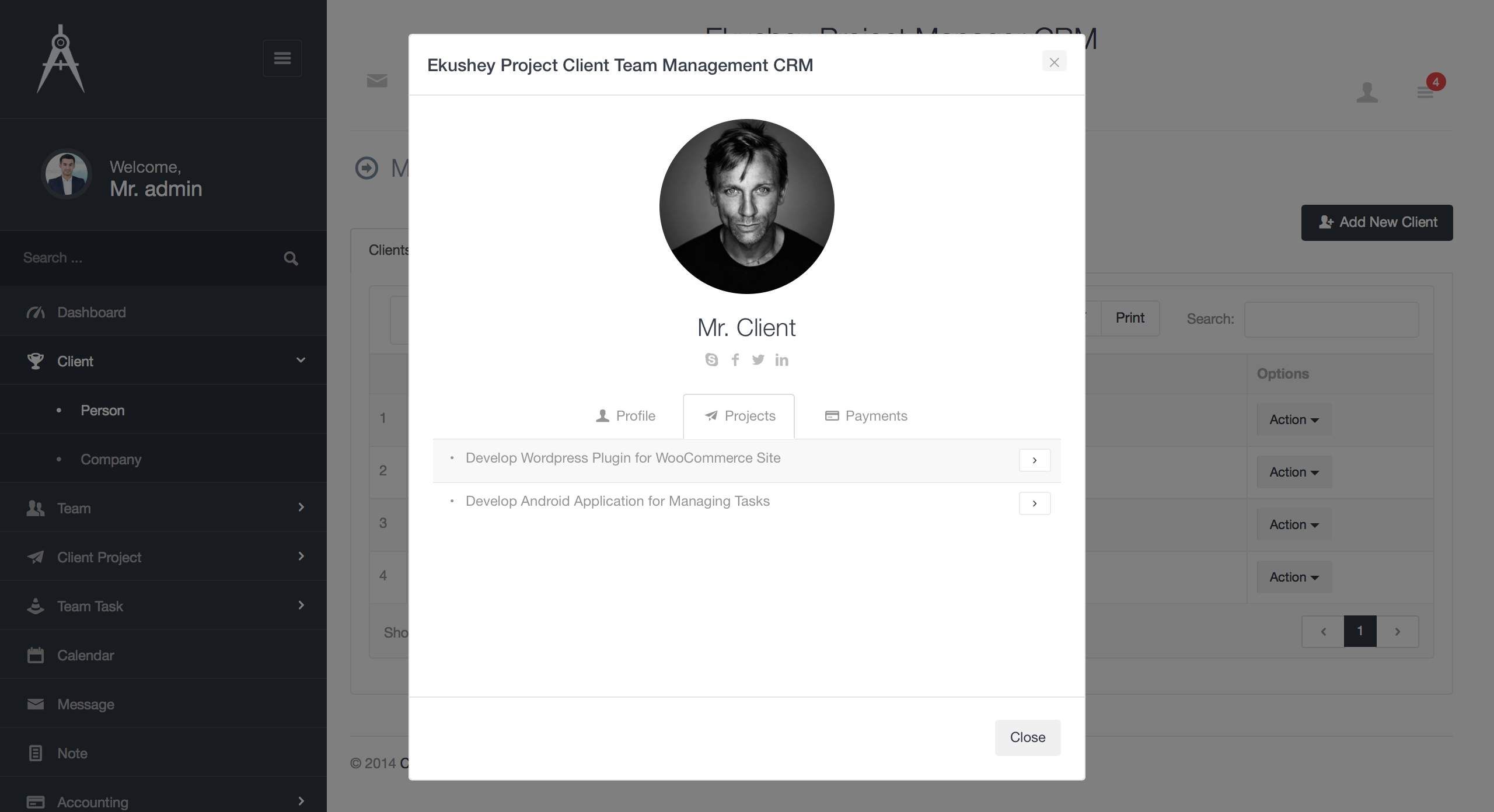 CRM - Gestión de Clientes